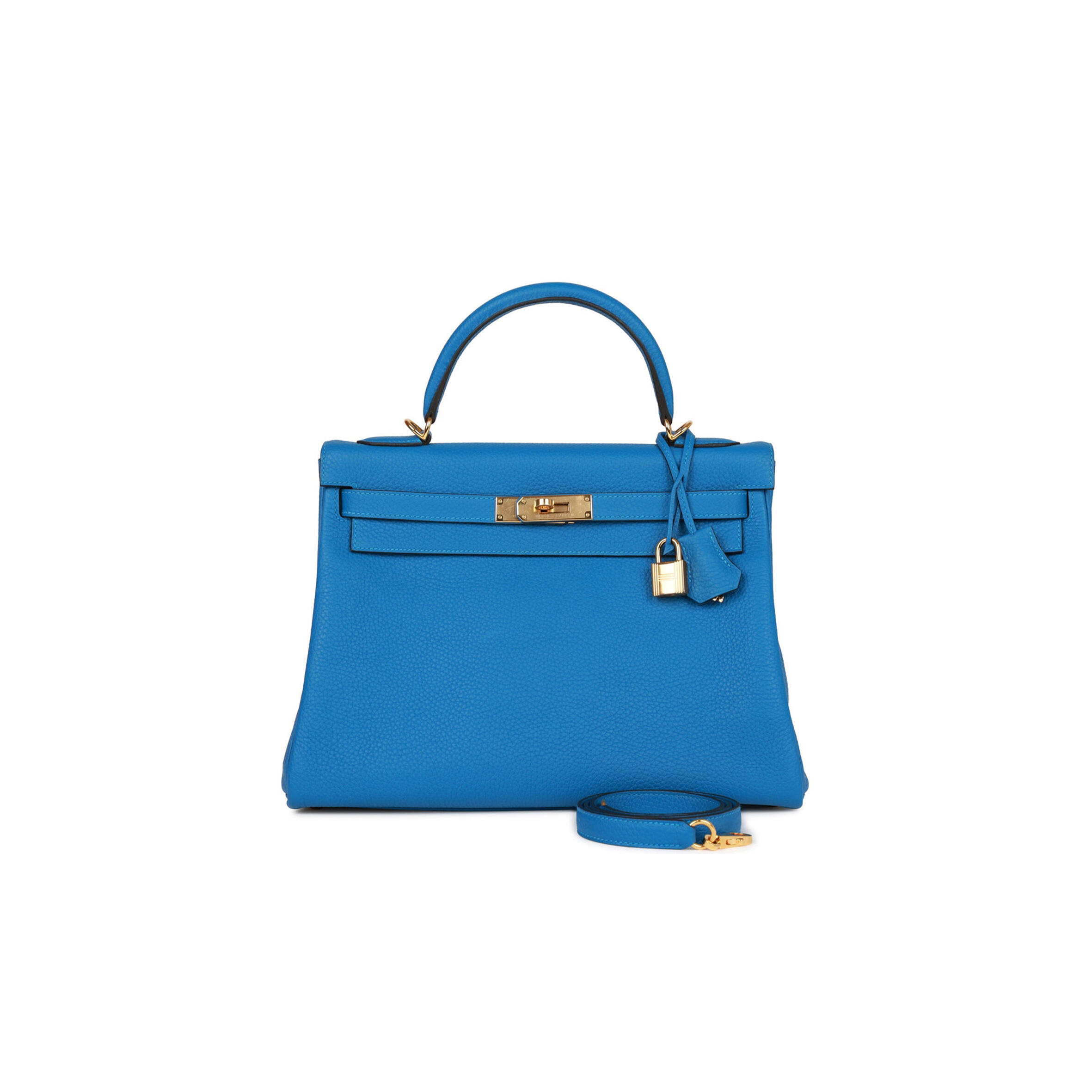 HERMES KELLY 32 CLEMENCE GOLD HARDWARE (32*23*10.5cm)